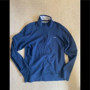 Vineyard Vines Quarterzip Blue Mens Small